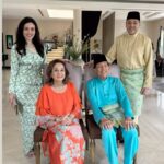 Sarimah Ibrahim Instagram - Selamat menyambut Hari Raya!!! More snippets here and there.. 💚🤲🏻🌙 #ootd #rayafashion #rayaootd #fyp #raya2024 #thenadzimuddins
