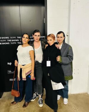 Sarita Choudhury Instagram - @prabalgurung had thoughts about his homeland, his family, his life. And put them in his beautiful show. Honoured to be asked to walk that path with him. And @tinaleung for bringing all the thoughts to a vision.