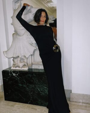 Sarita Choudhury Instagram - Stepping out in @donnakaran archive