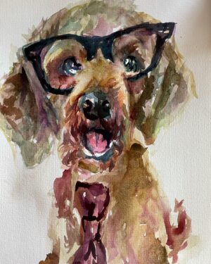 Sasha Spielberg Instagram - Yes I STILL love painting your pets. Www.bysashy.com