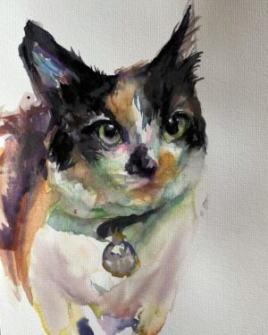 Sasha Spielberg Instagram - Yes I STILL love painting your pets. Www.bysashy.com