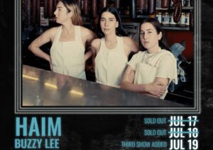 Sasha Spielberg Instagram - I believe my crush had entered the room. Happy to be married for these shows opening for @haimtheband at @thebellwetherla !