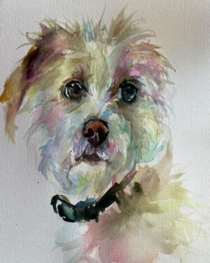 Sasha Spielberg Instagram - Happy National Dog Day, I don’t have dogs anymore so I paint yours ! I love them all!