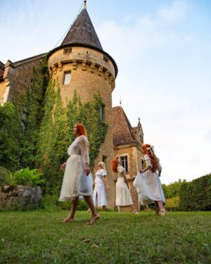 Sasha Alsberg Instagram - the people 💕 Part 1 of our heavenly trip to Château de Saint-Germain-des-Prés (@manorandmaker) 🏰❤️🇫🇷 

📷 Photography by @cre8vman 

#France #dordogne #manorandmaker #creativeretreat #visitfrance #chateaulife #summerholiday #cottagecore