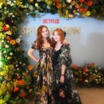 Sasha Alsberg Instagram - Dearest Readers, I went to the @netflixuk Bridgerton event and it was a ball 💕 cannot wait for season 3 and all the #Polin love! #bridgertonnetflix #bridgertonseason3 Dress: @aclotheshorse’s GLORIOUS dress from @selkie