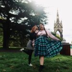 Sasha Alsberg Instagram - Swipe to see who I got reunited with yesterday in London! ❤️#TheGoodOldDaysReturn Missed @tashapolis and @xtinemay loads and it’s so surreal to see them IRL again ✨ it was the best of days! #besties #reunited #booktube #prettylittlelondon #autumnoutfit #thehappynow #redhead
