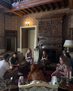Sasha Alsberg Instagram - the people 💕 Part 1 of our heavenly trip to Château de Saint-Germain-des-Prés (@manorandmaker) 🏰❤️🇫🇷 

📷 Photography by @cre8vman 

#France #dordogne #manorandmaker #creativeretreat #visitfrance #chateaulife #summerholiday #cottagecore