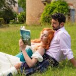 Sasha Alsberg Instagram - We cosplayed Klara & Callum in preparation for Fracturing Fate (the sequel to Breaking Time) at the wonderful @manorandmaker in France this week! ✨ ☁️ dreams do come true (thanks to @manorandmaker) ☁️ Fracturing Fate comes out August 15th and I cannot WAIT for you all to see where their journey continues (or ends 🫢) 💕 @manorandmaker have retreats just like this one for all to enjoy! Check out their website for more information! 👗 by the amazing Sara from @manorandmaker 🏴󠁧󠁢󠁳󠁣󠁴󠁿 kilt (borrowed) from @cre8vman 🕺 @gordonjuice 📷 by @cre8vman 📖 by me 😊 👩🏻‍🦰 by @halohairextensions #France #dordogne #manorandmaker #creativeretreat #visitfrance #chateaulife #summerholiday #cottagecore #projectred #fracturingfate #breakingtime #scotland #meninkilts #romancenovel #yafantasy