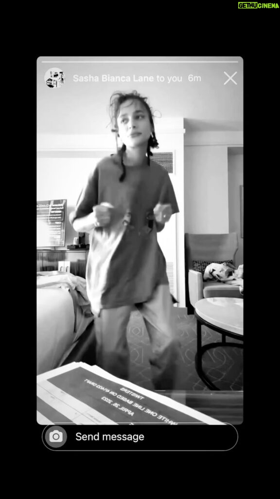 Sasha Lane Instagram - This video is so gah damn cute that I’m almost nervous I hit “she used to light up the room” energy 😅 28 and hopefully counting lmao