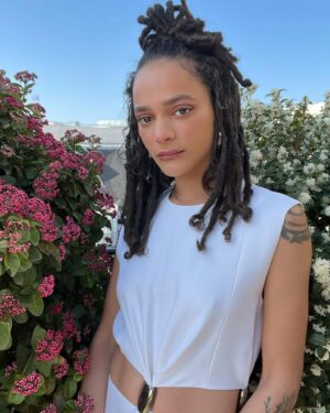 Sasha Lane Instagram - thank you for the invite - the designs- the good times. Loved it all  @gabrielahearst @chloe 🤍
