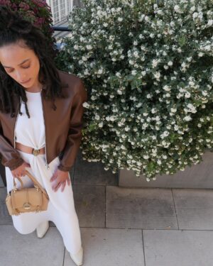 Sasha Lane Instagram - thank you for the invite - the designs- the good times. Loved it all  @gabrielahearst @chloe 🤍