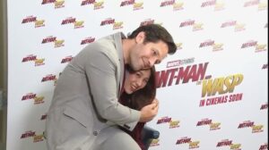 Satida Pinsinchai Instagram - So im here with the real ANTMAN!!! 🐜🐜🐜 หน้าแดงไปหมด~ ติดตามบทสัมภาษณ์ได้เร็วๆนี้ค้าบ #antmanandthewasp #babyaimxmoviejunket