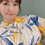 Sayaka Isoyama Instagram - あぁぁ、夏が終わりそう。 有吉さんによると、秋になったみたいですが、、、 まだ暑いうちに、 岩手のお祭り中継で着させてもらった浴衣姿を！！ 頑張って自撮りしました笑 可愛い浴衣着させていただいて、嬉しかったです♪ 夏の思い出。