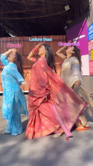 Sayali Salunkhe Instagram - Malhotra Mems from #baateinkuchankaheesi 
#trend hai toh zaruri hai #starplus # #disneyplushotstar #nowplaying #dailyshow #actorslife #filmcity #set #bts #behindthescenes🎬 #costars #coactors