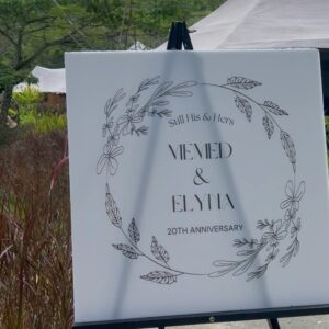Sazzy Falak Instagram - On the 24th of February 2024, 

Hubby @nash_idrus and I made our way to @tiarasaescapes to celebrate @elynaeffendi & @mas_memeds’ 20th wedding anniversary and what a gorgeous occasion it was! 

Organised by the amazing party planner @jeslinahashim, everything was planned to the tee!

20 years of marriage is no feat! Congratulations to the amazing couple who showed us that strength and patience really do pay off. 

We love you both so much!