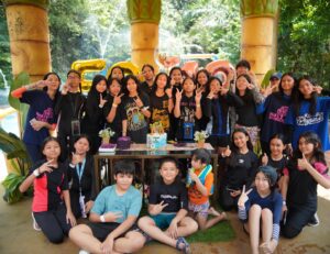 Sazzy Falak Instagram - On the 28th of April, we celebrated my husband’s @nash_idrus and twin daughters’ @imaanlilytiararose birthday at one of favourite places in Malaysia… Sunway Lagoon Theme Park!
.
The day started as early as 11am with our guests arriving at the Surf Pool Entrance and then were ferried (more like buggy-ed) to the Splash Park where the party and food were set up beautifully. 

@sunwaylagoonmalaysia even organised a scavenger hunts for the kids which got them to explore the whole theme park. Everyone got prizes filled with Sunway Lagoon merchandises too!

After a whole lot of eating and the scavenger hunt, the kids then had the time of their lives going on probably every ride there, dry park and wet park all. Bukan budak2 je yg excited, the adults pun gila2 nail rides hokayyy!

My favourite one… the Vuvuzela!! Hahahaha!

It definitely was one of the best decisions I’ve ever made, to throw the girls 13th birthday party at Sunway Lagoon. We all had a blast!!!
