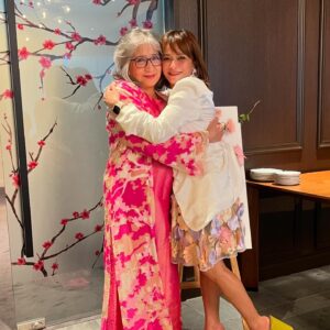 Sazzy Falak Instagram - The past two days, I got the chance to spend time with my dearest Mama. Yes we’ve always been close and even after I became an adult, I always kept a close contact with my mom, constantly asking her for advice and also making plans to hang out. 

But on this trip, having inviting my mom as my plus one and spending a beautiful amount of time with her, was when I realised how long ago did I truly have a one on one quality time with her. When I crawled into the bed that we shared in the hotel room, it struck me how long ago it was when I slept next to my Mama. I hugged and kissed her good night and tried to sleep. However, it was then I realised “wow, it’s been decades since I slept next to my Mama”. Because wasn’t it just moments ago that I was cuddling with Mama to bed?! 

Yikes! I’m 43 years old and it’s been years, but I still feel so close to her. So guys and gals, appreciate your parents, whether they are here or not, but especially if they’re still around. I look at the world, and especially with what’s happening for Gaza, and I feel so much sadness for the mothers who have lost their child or children, or for the children who have lost their parents. The world can only go round when there’s humanity. I understand the frustration and hatred that’s happening within us, and I feel your pain / hate, because you feel pain for our sisters and brothers. 

Back to my Mama… thank you for being the beacon of my strength and kindness. I am the person that I am because of you. I love you. And I love all you mothers out there.