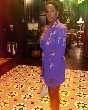 Scarlette Douglas Instagram - My favourite dress 💜

LFW