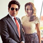 Seema Jaswal Instagram - India v Pakistan is always the showpiece fixture at a @cricketworldcup. Their last World Cup meeting in England four years ago took place at Old Trafford which I remember very well as I had the pleasure of watching the match alongside this legend @sachintendulkar 💫 Congratulations India on another great victory! 🇮🇳 @indiancricketteam #INDvPAK #CWC23 #bharat #cricketworldcup2023 #indiancricketteam #indiancricket