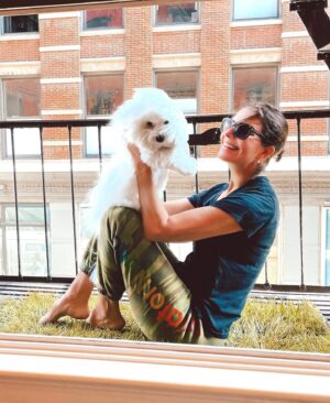 Sela Ward Instagram - Just a little ball of fluff! 🤍