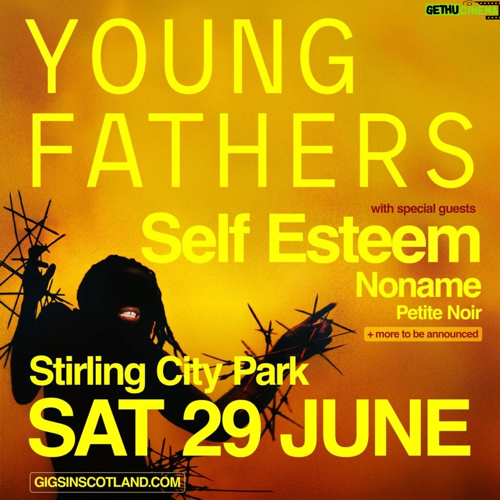 Self Esteem Instagram - I’m having a summer off but obvs not quite and this is one of the things I couldn’t say no to. Best band the in world @young_fathers