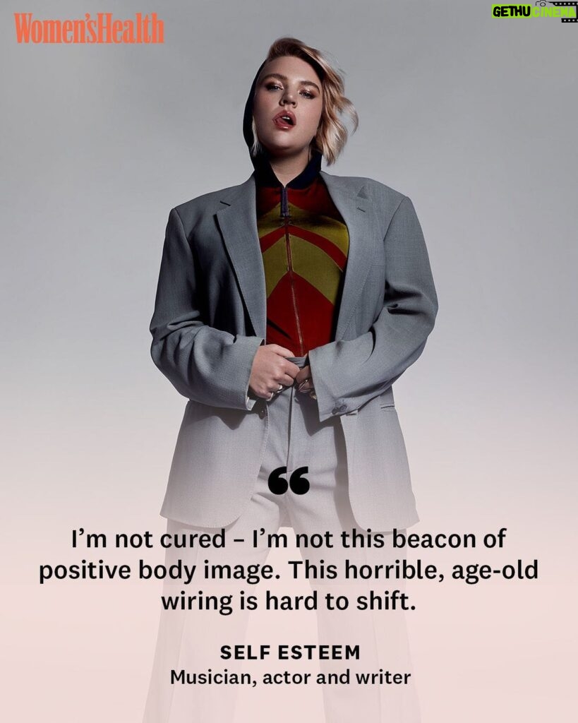 Self Esteem Instagram - From Mercury Prize-nominated album Prioritise Pleasure to playing the lead in Cabaret and composing the soundtrack to Prima Facie, Rebecca Lucy Taylor (@selfesteemselfesteem) has *range*. In our April issue, the 37-year-old - who makes music as Self Esteem - tells WH’s @roisin.dervishokane what's next: recording her next album, getting physically strong, freezing her eggs and striving to be truthful, even when it hurts. Elsewhere, she reflects on rejecting the music industry’s obsession with youth and shares why she's determined - via her art, as well as her work with @Dove's self esteem project - to help the next generation of girls hate their bodies less than she did. The April issue of Women’s Health is on sale now