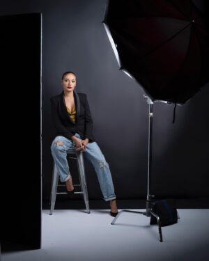 Selita Ebanks Instagram - Working on all things Good.  #womenempoweringwomen #bts