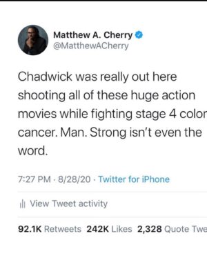 Selita Ebanks Instagram - Lost for words 😞 Rest in Power 👑 #chadwickboseman 🙏🏽 #Arealsuperhero #Cancerfuckingsucks