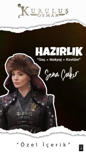 Sena Çakır Instagram - Sena Çakır’ın Esrigün Hatun’ a dönüşme yolculuğu… 🏹

Sena Çakır’s journey to transform into Esrigün… 🏹

#KuruluşOsman

@bozdagfilm @_senacakir_