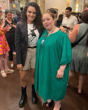 Sepideh Moafi Instagram - Over the moon for my beloved friend @chefnasrinlove who just opened her first restaurant #NasrinsKitchen in NY! 🥹 Her cooking is out of this world & she just happens to be one of the kindest, loveliest people on earth. 😍 

Nasrin was forced to flee Iran w/her three beautiful kids in 2014. They stayed in Turkey for two years before coming to NY. After a rough period living in a shelter, she joined the phenomenal team of refugee chefs from all over the world at @eatoffbeat (where we met in 2018–see second photo!) She later told me she was excited to meet me because she didn’t speak much English at the time & didn’t know many Farsi speakers so when we met, she burst into tears (as did I!) & we held each other as we talked & talked & talked. Since then, we’ve collaborated on a number of events. I’m looking forward to many, many more Nasrin jan. Just the beginning…🥹😭😍 

Visit her at Nasrin’s Kitchen
35 W 57th St, New York, NY 10019
NASRINSKITCHEN.COM