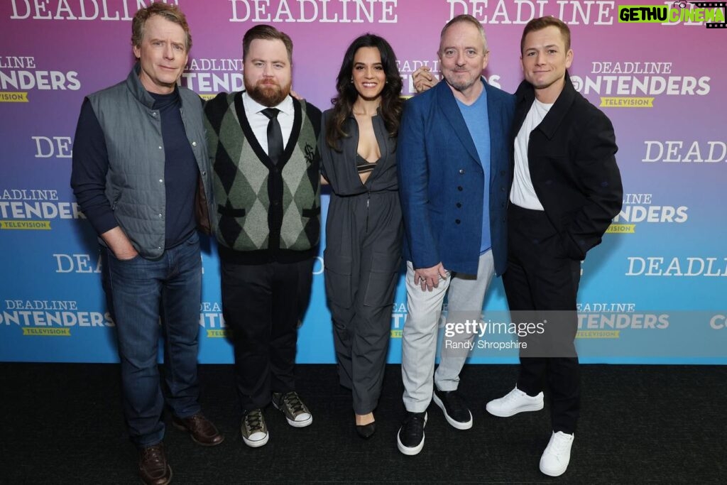 Sepideh Moafi Instagram - Black Bird @deadline Contenders 2023. 🖤🦅 @appletvplus 👗: @sarahslutsky 💄: @kirinstagram 💁🏽‍♀️: @rena.calhoun 🕴️: @brunellocucinelli_brand 👠: @aquazzura 💎: @Pianegonda.jewelry 🧳: @behno_official