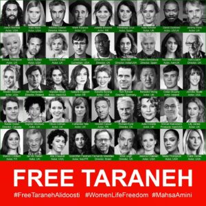 Sepideh Moafi Instagram - Over 600 artists worldwide have signed an open letter calling for the release of award-winning actor and writer Taraneh Alidoosti.  We demand her freedom. Join us. Link in bio. #FreeTaranehAlidoosti #FreeThemAll