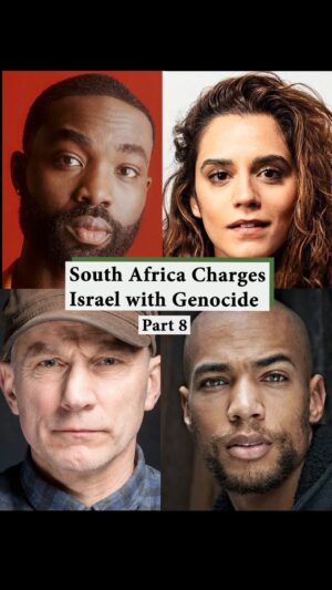 Sepideh Moafi Instagram - South Africa Charges Israel with Genocide | Part 8: Deprivation of adequate medical assistance to Palestinians in Gaza (ii)

Read by Kendrick Sampson @kendrick38 , Sepideh Moafi @sepidehmoafi , Paapa Essiedu @pessiedu , Simon McBurney and Dario Ladani Sanchez @darioladani 

This is the 8th video in our urgent sequence that goes in depth into South Africa’s dossier charging Israel with genocide at the International Court of Justice. To watch them all click through to the profile: @palfest

Every state has a legal duty to support South Africa’s case and uphold the Genocide Convention. Please apply pressure on your country if they have not supported the case.

The Readers: 

@susansarandon @maisiersellers @maazamengiste @sepidehmoafi @adammbakri @betteblavatsky @gbenga.akinnagbe.1 @tadebimpe @cynthiaenixon @inuaellams @epluribusyourmom @pessiedu @darioladani @leavecaricealone @iamlenaheadey @liamcunningham1 @khalid3bdalla @indyamoore @aidaelkashef @kendrick38