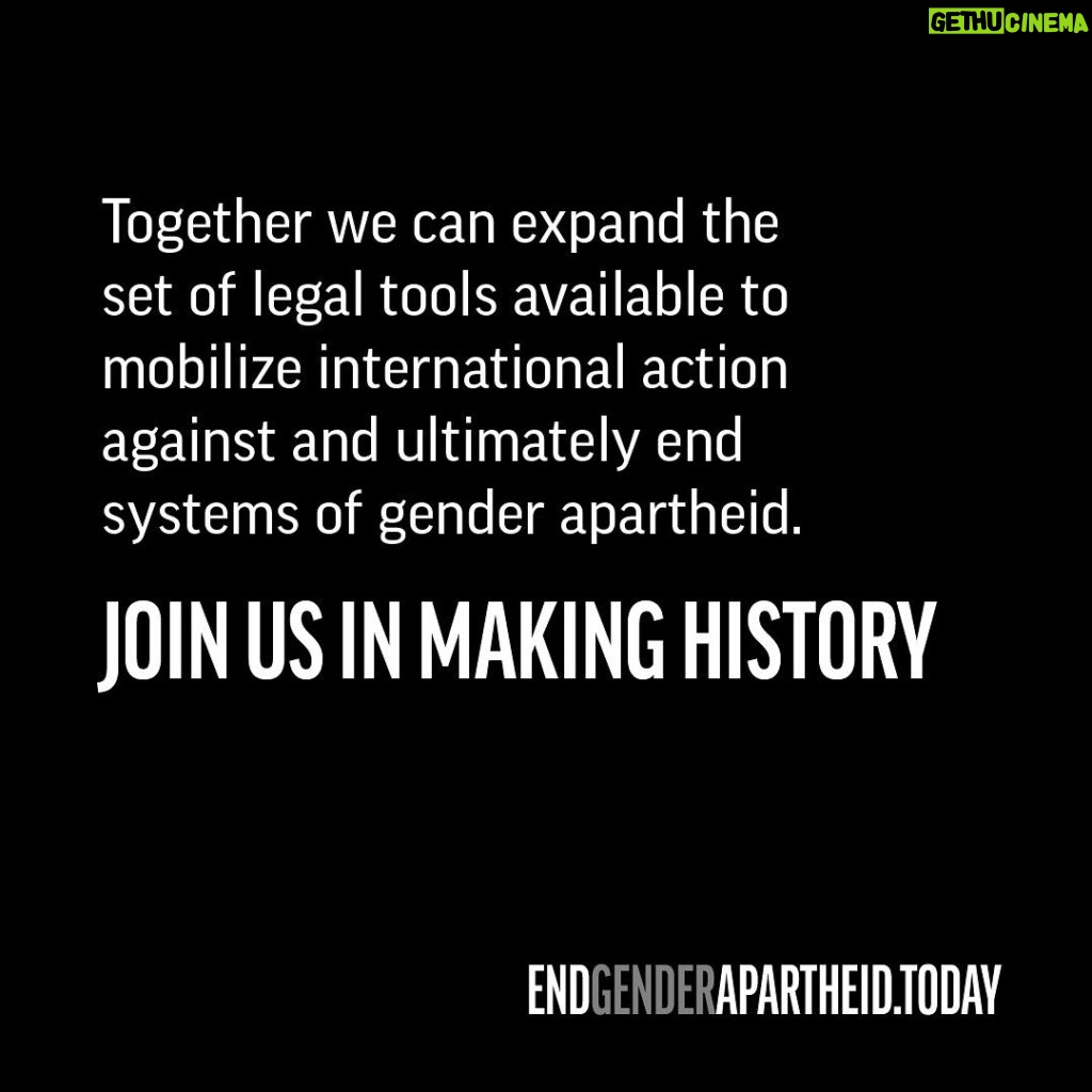 Sepideh Moafi Instagram - I stand by the women & girls of Afghanistan & Iran and demand that we interpret & expand the legal definition of apartheid to include gender under international laws. Join me - link in bio ✊🏽EndGenderApartheid.Today #EndGenderApartheid #InternationalWomensDay