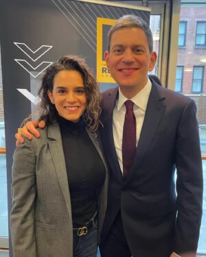 Sepideh Moafi Instagram - I feel very lucky to work with people & organizations that constantly open my mind & heart & inspire me to be a better advocate every day—@rescueorg is one of those organizations. I’m honored to step into my 4th year as an #IRC ambassador. During yesterday's Emergency Watchlist 2023 meeting, President & CEO David Miliband spoke to us about the staggering near 340 million people in humanitarian need globally, at the top of which are Somalia, Ethiopia, & Afghanistan. The 20 watchlist countries account for 13% of the global population, yet contain 90% of the people in humanitarian need. 3 key accelerators of humanitarian need: conflict, economic turmoil & climate change. To learn more, link in bio.☝🏽Thank you to my IRC family for the incredible work you have done & continue to do—90 years & counting. 💛🖤 #RefugeesWelcome