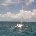 Serena Fang Instagram - 搭帆船出國嘍 / 航海王⛵️ 從宜蘭到石垣島來回260海哩 用帆船體驗這次冒險 光是抵達石垣島就需要ㄧ天 是的 沒錯 整整44小時 在海浪漂流 跟瞬息萬變天氣共存 在這個飛行的時代選擇帆船而非遊艇 就像是喜歡山到願意徒步上百岳 真心想體驗航道上的未知 像古人般探索海洋地圖🗺️ 這次旅行很幸運 大浪 天晴 下雨 地震 閃電 銀河 星空 滿月 喜歡戶外的人 才能感受的難忘的人生體驗 美到令人感動 只是走在路上好像還在暈欸 會暈船的我 覺得自己還蠻勇敢的 畢竟這是一個冒險之旅 會經過大風大浪懷疑人生 也會讚嘆大自然之美 不是豪華路線喲 旅途平安 才是最重要的 謝謝海神&船員們的照顧 Yeahhh 我們抵達石垣島嘍 #宜蘭到石垣島 #航海日誌 #part1 #未完待續 #小美人瑜 #ocean #sailing #outdoor #海人 #上山下海 #ootd @gamine_studio Special thanks @woodwhitehouse @tphone_store @garmintw
