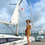 Serena Fang Instagram - 搭帆船出國嘍 / 航海王⛵️ 從宜蘭到石垣島來回260海哩 用帆船體驗這次冒險 光是抵達石垣島就需要ㄧ天 是的 沒錯 整整44小時 在海浪漂流 跟瞬息萬變天氣共存 在這個飛行的時代選擇帆船而非遊艇 就像是喜歡山到願意徒步上百岳 真心想體驗航道上的未知 像古人般探索海洋地圖🗺️ 這次旅行很幸運 大浪 天晴 下雨 地震 閃電 銀河 星空 滿月 喜歡戶外的人 才能感受的難忘的人生體驗 美到令人感動 只是走在路上好像還在暈欸 會暈船的我 覺得自己還蠻勇敢的 畢竟這是一個冒險之旅 會經過大風大浪懷疑人生 也會讚嘆大自然之美 不是豪華路線喲 旅途平安 才是最重要的 謝謝海神&船員們的照顧 Yeahhh 我們抵達石垣島嘍 #宜蘭到石垣島 #航海日誌 #part1 #未完待續 #小美人瑜 #ocean #sailing #outdoor #海人 #上山下海 #ootd @gamine_studio Special thanks @woodwhitehouse @tphone_store @garmintw