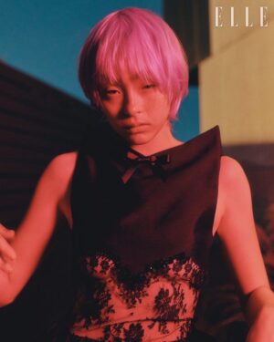 Serena Motola Instagram - @ellekorea 
 with @minhakim__ 🧚🏼‍♀️💞💜