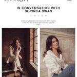 Serinda Swan Instagram – This article came out during Oscar week, and I waited to post it as I didn’t want it to get lost in the feed of beautiful dresses. So grateful for Alison Engstrom and the team at Rosen & Ivy for the beautiful photographs and one of my favorite interviews to date. I’ve been trying to open up more so people can get to know who I truly am. 

Grateful for the opportunity ❤️

LINK IN BIO