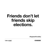 Serinda Swan Instagram – Friends don’t let friends skip elections!!! 🫵🏼😊
Text FRIENDS to 26797 to make sure you are registered to vote and make sure your friends are too. A reminder from a friend can make them 2x more likely to vote. #registerafriendday @iamavoter @headcountorg

Please tag @iamavoter @headcountorg