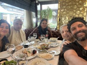 Shabana Azmi Instagram - Lebanese food in London !!!