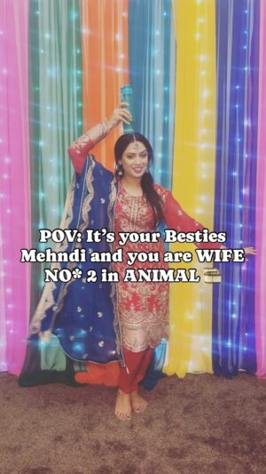 Shafina Shah Instagram - Can’t believe it’s been a week already! Of course at my besties mehndi this had to be done.❤️🙏🏽💃🏻
Ps I love this quote by Nora Ephron 👌🏽🙌🏽 
Also Happy Women’s Day ❤️ and let’s not forget  the women of 🍉🙏🏽 if we speak for women speak up for them too.🙏🏽🤲🏽 
.
.
.
#positivevibesonly #bestiesmehndi #qotd #desigirls #pakistani #bollywoodactress #jhumka #animalwife #animal #animalthefilm #lordbobby #wifenumber2 #womensday2024 #jamalkudu #jamaljamaloo