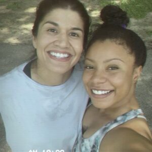 Shalita Grant Instagram - This #pridemonth @jagatt and I are #proudandpresent 🏳️‍🌈🏳️‍🌈
.
Enjoying a sweltering day together in our @lululemon w/ my other favorite girl, Candy Alizé (like the liquor 🤣 #iykyk)
.
Spread love 💕 
.
#lesbianpride #itgetsbetter #loveislove #loveyourself #dogmoms #dogmomsofinstagram #lululemon