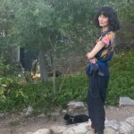 Shalom Harlow Instagram - 🐈‍⬛🐈‍⬛MALLOW🐈‍⬛🐈‍⬛ 🖤🖤meet my new mister 🖤🖤 he came to me during the eclipse last weekend 🖤🖤black cat magic 🐈‍⬛🐈‍⬛thank you @electricsadieland for a match made in heaven