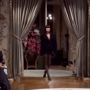 Shalom Harlow Instagram - 🦞 opening act for @schiaparelli SS24 by @danielroseberry 🦞

A sublime presentation by @danielroseberry 
Surreal and restrained.  Thank you for having me and for keeping the tradition of high fashion design alive and thriving. 

I love showing in this way. Small intimate rooms were we can feel the clothes breathe 

stylist @_mariechaix_
casting @piergiorgio
makeup @patmcgrathreal
hair @guidopalau
nails @cam.t.artist
film @titreprovisoire
music @benbrunnemer