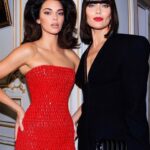 Shalom Harlow Instagram - 🦞 opening act for @schiaparelli SS24 by @danielroseberry 🦞 A sublime presentation by @danielroseberry Surreal and restrained. Thank you for having me and for keeping the tradition of high fashion design alive and thriving. I love showing in this way. Small intimate rooms were we can feel the clothes breathe stylist @_mariechaix_ casting @piergiorgio makeup @patmcgrathreal hair @guidopalau nails @cam.t.artist film @titreprovisoire music @benbrunnemer