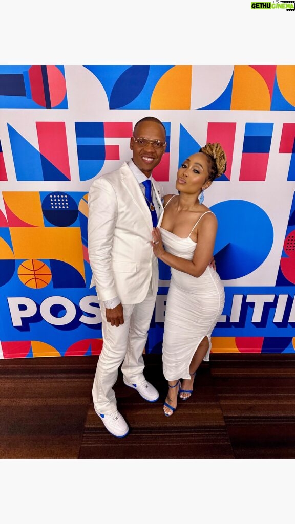 Shamari DeVoe Instagram - Congratulations to my incredible husband @BigRonDeVoe on being inducted into the @BGCA_Clubs Hall of Fame class of 2024! Your dedication to mentoring youth and your deep faith inspire me daily. Seeing your impact is truly beautiful. God is so good! 💙🤍 #DeVoeted #BoysandGirlsClub