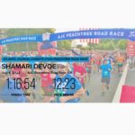 Shamari DeVoe Instagram – Perfect timing at the #PeachtreeRoadRace today running to keep families together! Happy 4th! 
#Married4Life #Married4LifeWalk #DeVoeted 🏃🏾‍♀️😅