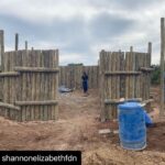 Shannon Elizabeth Instagram - #Repost @shannonelizabethfdn ・・・ @munutherhino's new boma at the sanctuary is being built! He's going to love this space. There will be fresh water & lucerne daily & much more space for him to roam during the day & eat live vegetation! This will be his safe place to come back to at night or when it's hot out & he wants to be in a cooler area. I can't wait! #munutherhino #shannonelizabethfdn #blackrhino #rhino #sanctuary #endangeredspecies