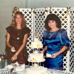 Shannon Elizabeth Instagram - I can't believe I just found this photo of @tamsenfadal & I from sooooooooooo many years ago! This was at our grandparents' 50th anniversary party. I was only 15 years old, maybe 14. That color of my dress has always been my favorite. And clearly we ate anything back then. Memories are forever & I love that Tamsen & I have just grown closer no matter how many miles apart we are. #sisters #cousins #family